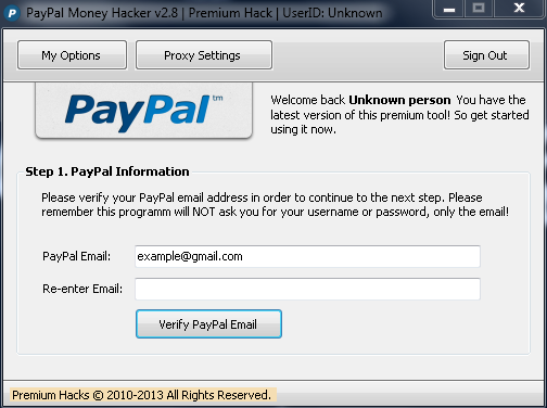 Paypal money adder 2016 activation key free